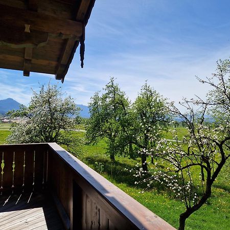 Apartamento Bergeblick Bichl An Der Ludlmuehle Exterior foto
